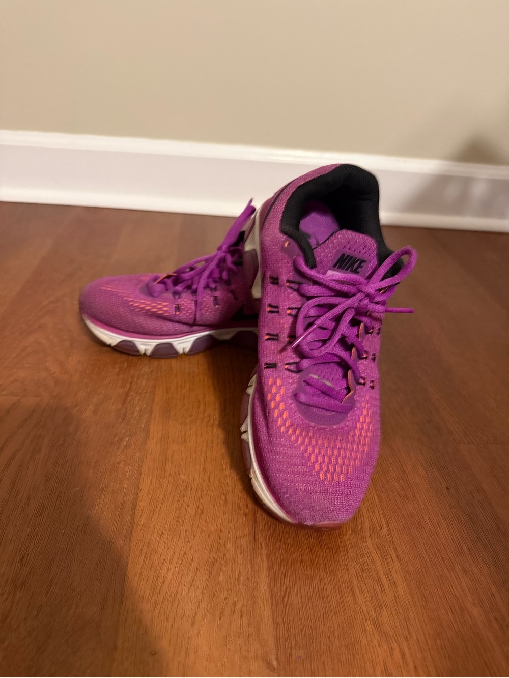 Nike Air Max Tailwind 8 Vivid Purple Orange Running Shoes 805942-500 Womens 8
